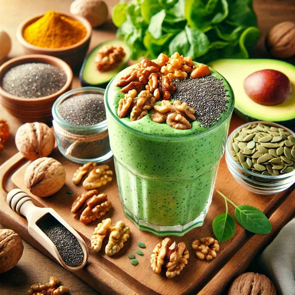 Brain Boosting Nutty Smoothie